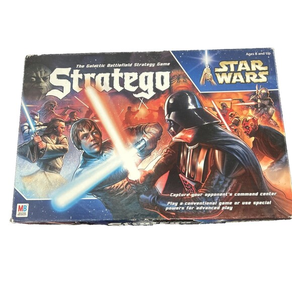 Stratego Star Wars The Galactic Battlefield Strategy Game 2002 Complete - Picture 1 of 5